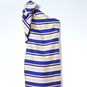 One Shoulder Bow Dress.